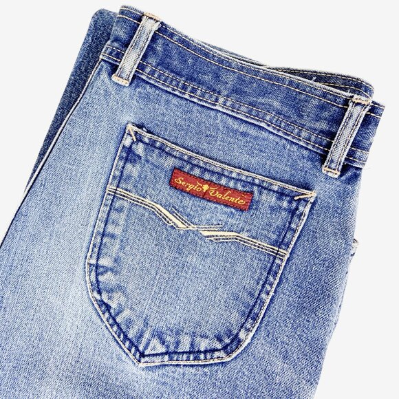 Vintage SERGIO VALENTE Jeans / Made in Hong Kong / 34 inch waist / size Medium - Picture 4 of 13